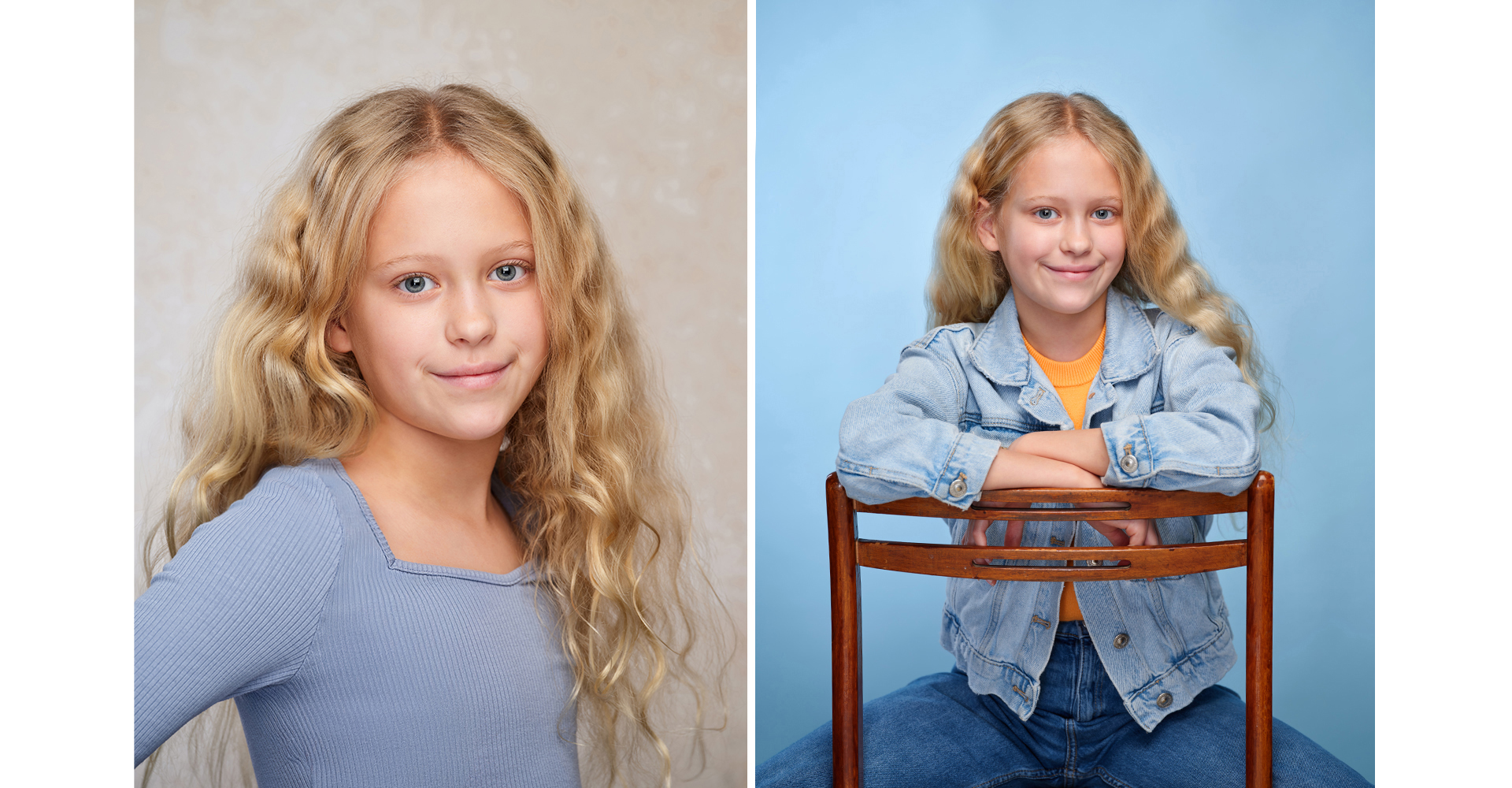 Child actress head shot